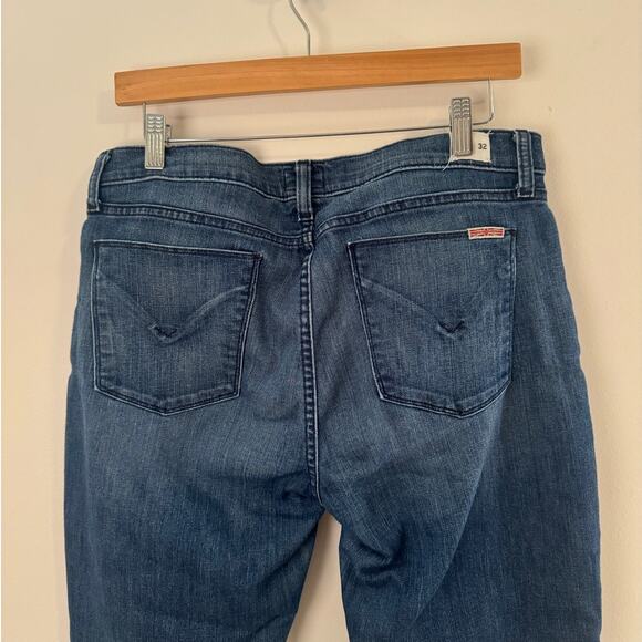 Hudson Jeans Women 32 Krista Super Skinny Crop Plus Size Dark Cotton Pocket - Picture 6 of 6